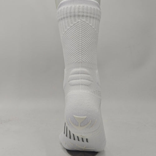 STAKD Elite Crew Socks (White)